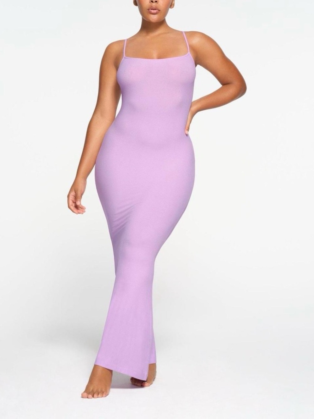 SKIMS Soft Lounge Long Slip Dress Lilac Purple Size Small S